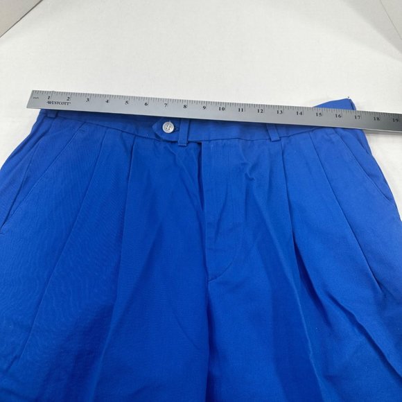 Aureus Men's Sz 36 Pant Pleated Raw Hem Needs To Be Tailored Blue New With Tags - Picture 7 of 16